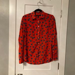 Banana Republic floral blouse